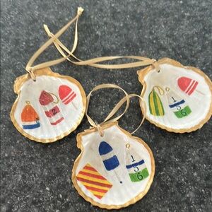 Handcrafted Nautical Shell Ornaments